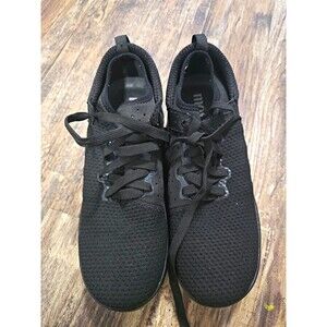 moshn Rhythm women's Black Lace-Up Low Top Athletic Sneakers Medium Width